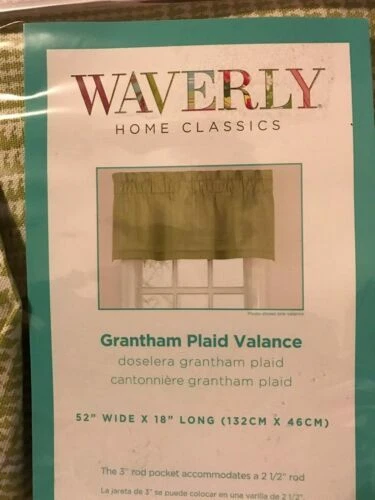 Cortinas de ventana Waverly a Cuadros