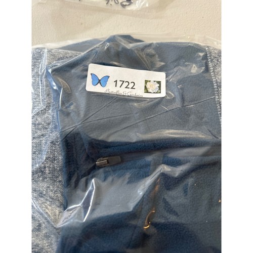 C9 Champion Sweater Kids Medium 8 10 Blue 1/4 Zip Pullover Heathered Casual - Picture 10 of 10