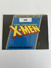 Nintendo Entertainment System Manual ONLY NES X-Men Uncanny instruction booklet