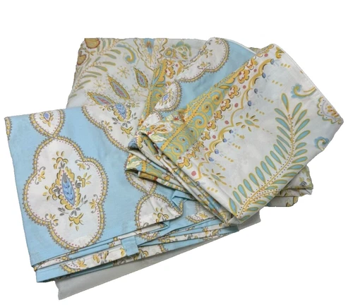 DENA HOME DESIGNS PAISLEY QUEEN DUVET COVER BEDSKIRT & PILLOW SHAMS SET
