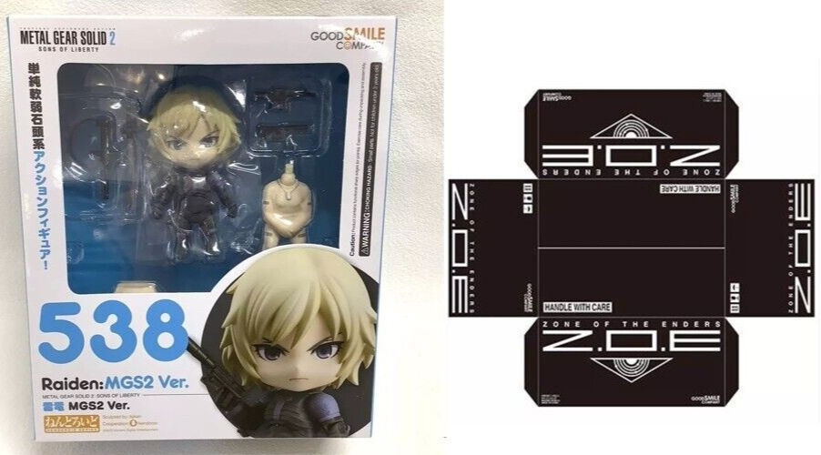 w/bonus Nendoroid Metal Gear Solid2 Sons Of Liberty Raiden MGS2