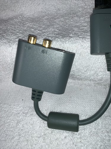 Cavo adattatore audio XBOX 360 OEM ufficiale marca Microsoft ottime condizioni raro - Foto 3 di 7