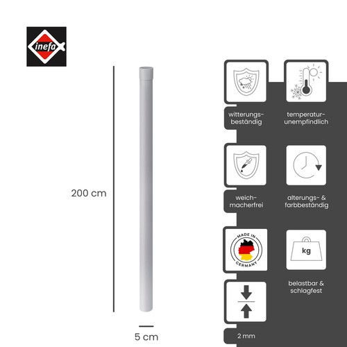 Bajante 200 cm PVC - Imagen 3 de 27