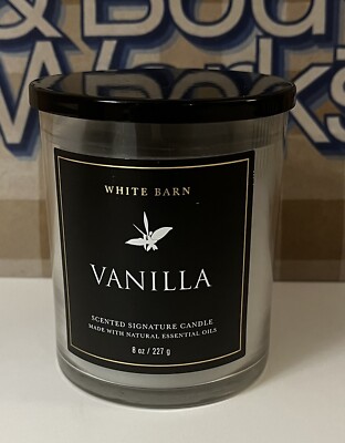 NEW Vanilla Single Wick Candle 8 oz Bath & Body Works