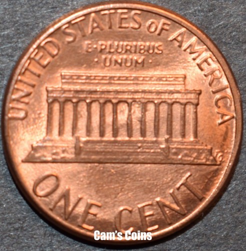 1983 P Lincoln Memorial Penny Brilliant Uncirculated BU Mint Red Cent - Picture 2 of 2