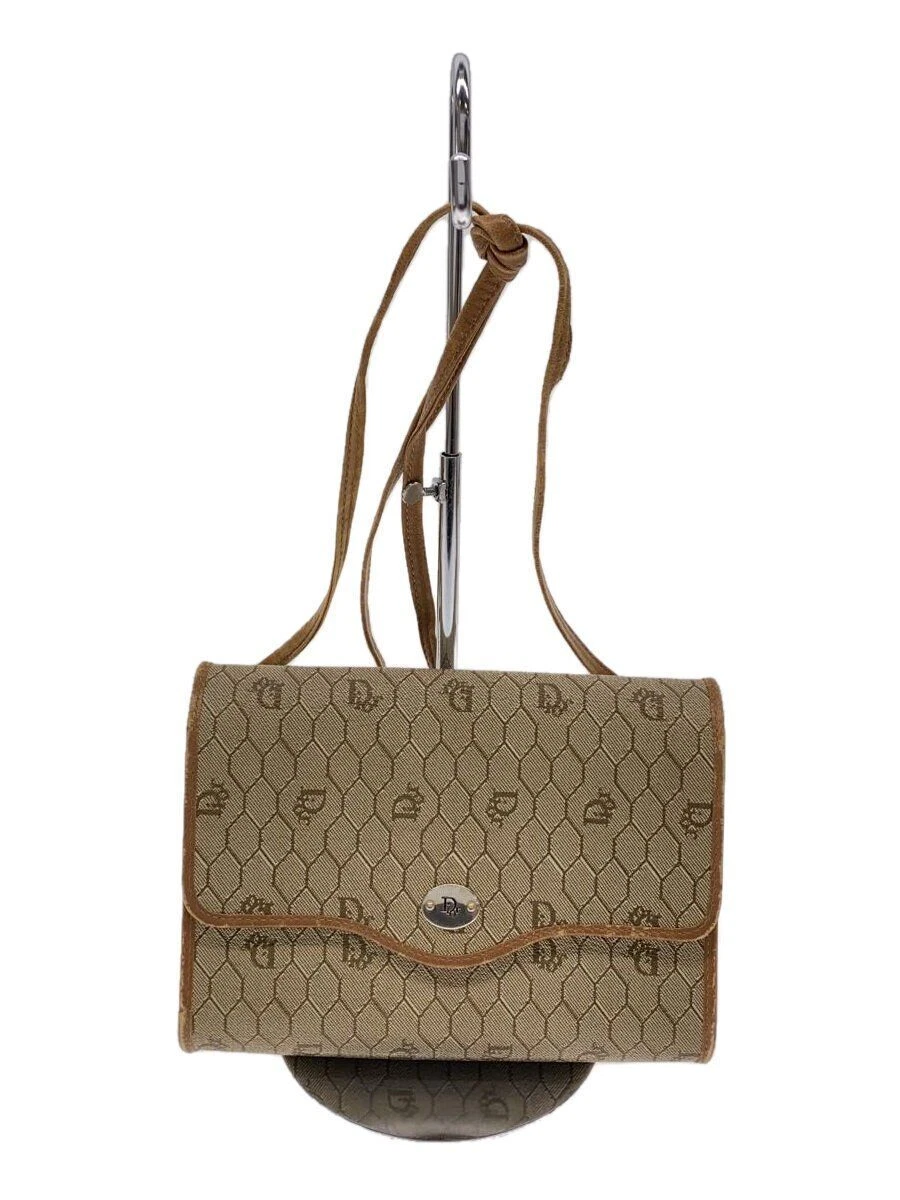Sac bandoulière Christian Dior nid d'abeille camel occasion