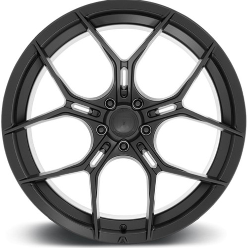 22x9 +15 Asanti Black ABL-37 Monarch 5x115 Satin Black Wheels (Set of 4) - Picture 3 of 3