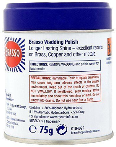 Brasso Wadding Duraglit Metal Polish For Brass Copper Chrome Stainless Steel 75g - Picture 3 of 9