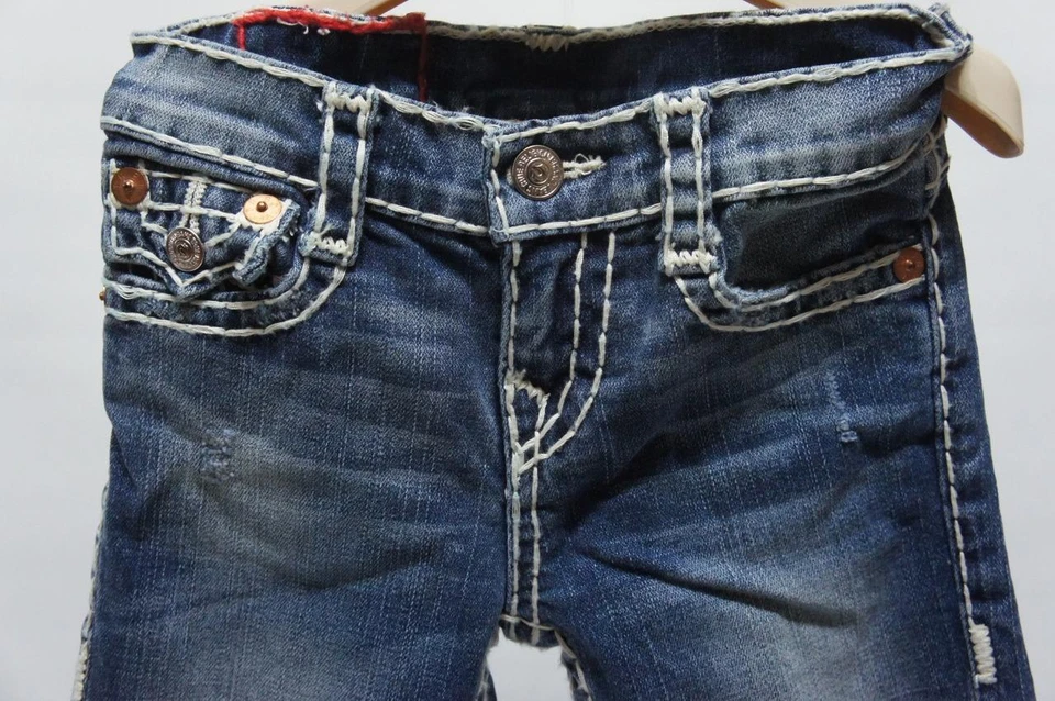 JEANS JULIE SUPER T DE NIÑA TRUE RELIGION CON PUNTADAS BLANCAS 5 Foto 2 de 4