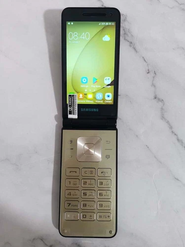 SM-G1600 Samsung Galaxy Folder 16GB Android werkseitig entsperrt Flip Smartphone - Bild 3 von 42