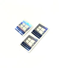 3x Windows 10 Operating System Color Shifting Sticker Badge Decal  16mm x 22mm