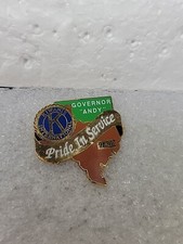 1997 Kiwanis International Texas Pride in Service Governor Andy Enamel Pin