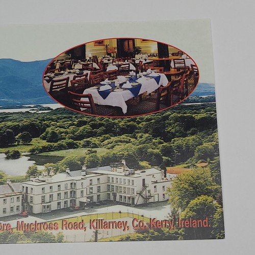 Killarney Town, County Kerry Ireland The Lake Hotel On Lake Shore Postcard - 第 3/6 張圖片