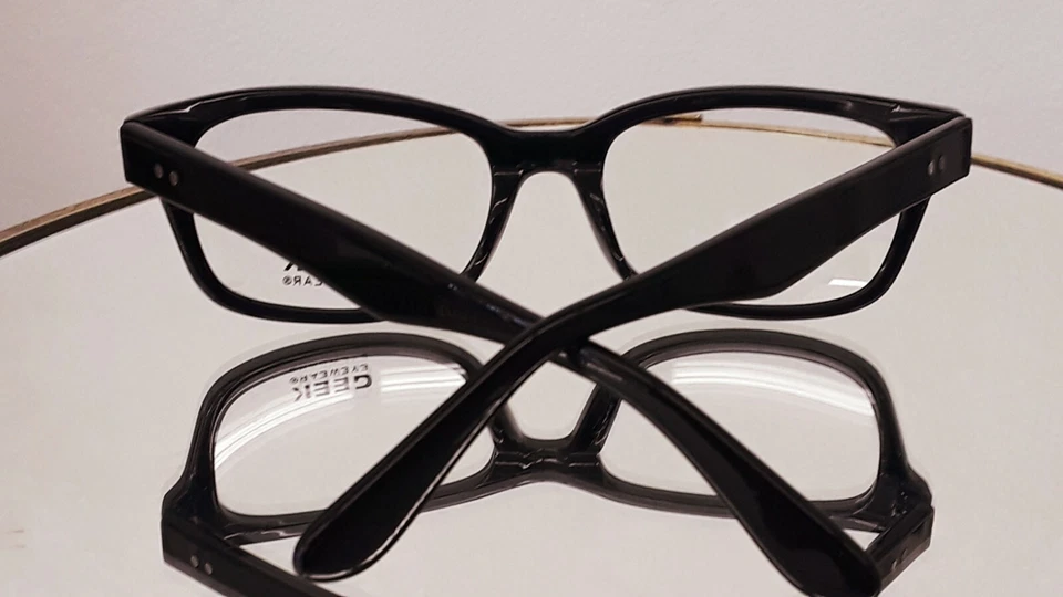 Original GEEK Eyewear  V.O.2 Eyeglasses COLOR black (eby) Plastic new 55-19-145 - Image 4 of 4