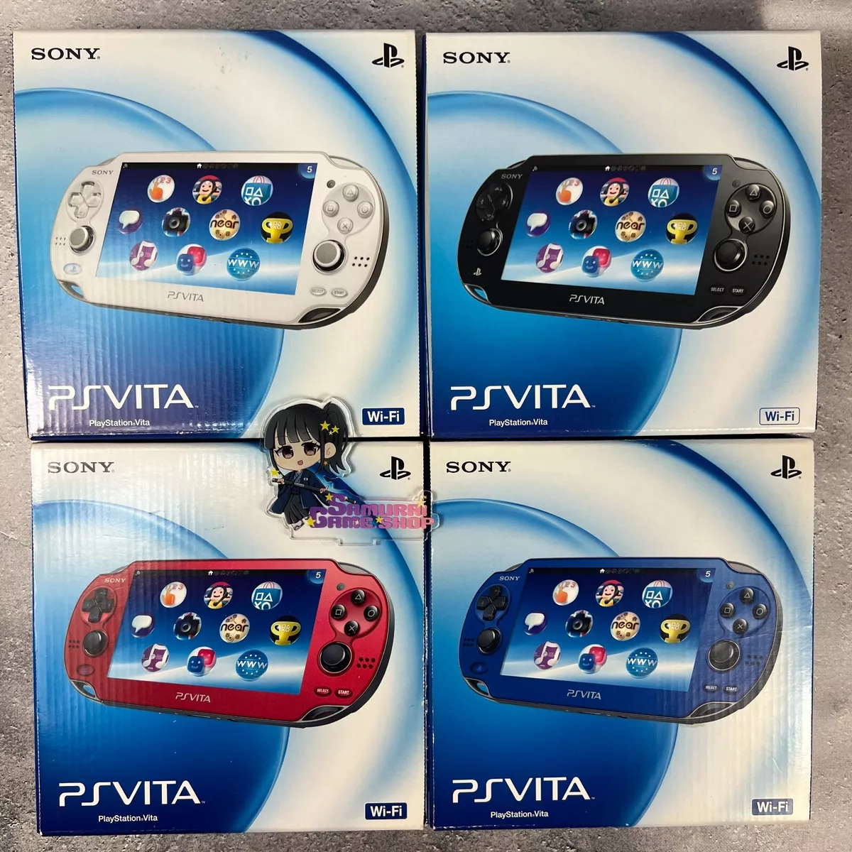 PS Vita PCH-1000 Sony Playstation Console Accessory Complete Box Set  Excellent