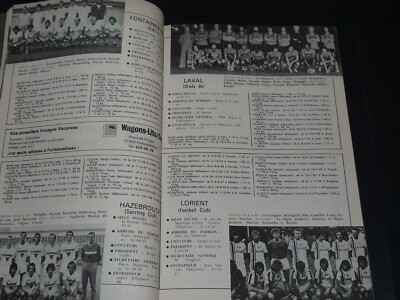 FICHE FOOTBALL MAGAZINE de 1976 JEAN-LUC FUGALDI VALENCIENNES USVA 21 cm x 14 cm EUR 5,99 - FR