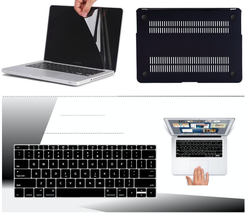 3-IN-1SET MacBook Air 13.6 Inch M4 Case 2025 MacBook Pro 13 Inch M1 M2 Case 2020 - Picture 7 of 140