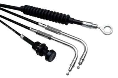 Motion Pro Black Vinyl Throttle Cable+22.4in Harley Dyna Switchback 12-16