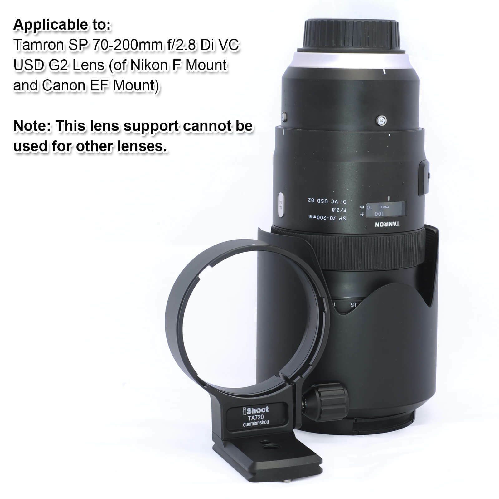 76mm Tripod Mount Ring Lens Collar for Tamron SP 70200mm F2.8 Di VC