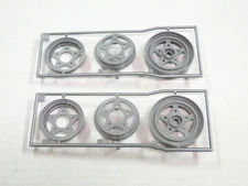 NEW TAMIYA ROUGH RIDER Wheels Front GRAY BUGGY CHAMP 1/10 TA31R