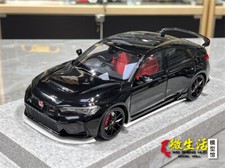 MH 1:18 Black For Civic Type R FL5 Turbo Vtec Engine Diecast Metal Collection