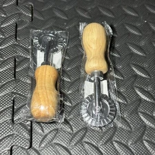 2 Pack Pastry Cutter Wheel - Dough Ravioli Pizza for Home and Kitchen