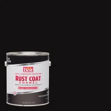 Do it Best Rust Coat Oil-Based Flat Enamel, Black, 1 Gal. 203706D SIM Supply,