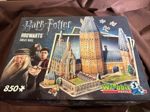 WREBBIT--PUZZ 3D--HARRY POTTER--HOGWARTS GREAT WALL PUZZLE - Picture 1 of 2