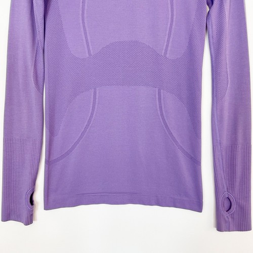 Lululemon Swiftly Tech Long Sleeve Top Purple Women's 6 - Picture 3 of 10