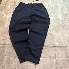 Vintage Nike Track Pants M Made Navy Swoosh Windbreaker 90s atheltic sports