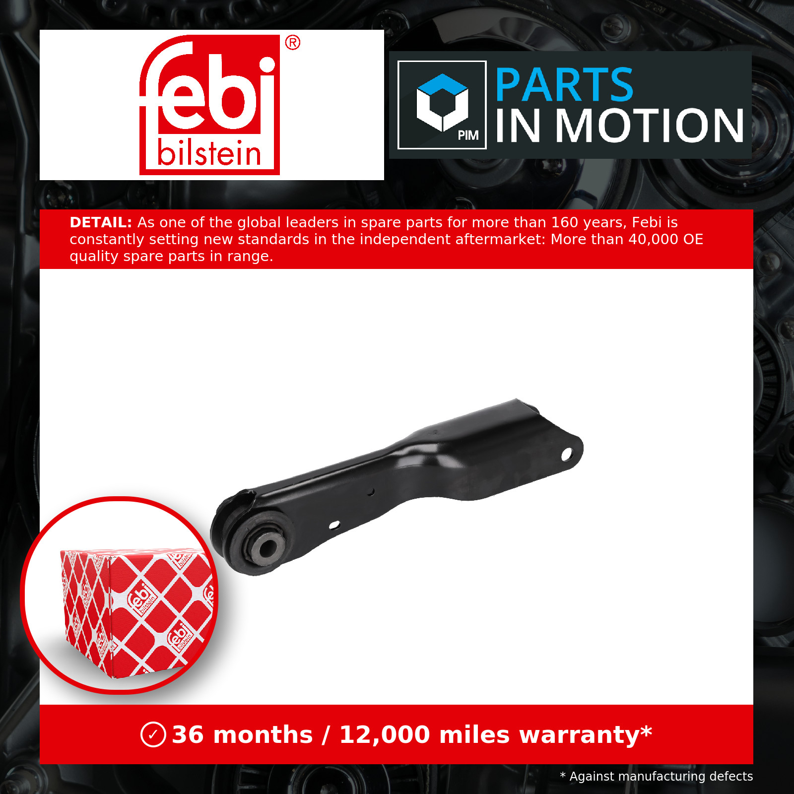Wishbone / Suspension Arm 182033 Febi Track Control LR037702 LR118362 LR128794