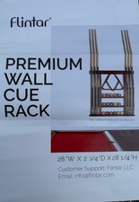 Flintar Wall Mount Cue Rack, Billiard Pool Cue Stick holder, Premium Quality ...