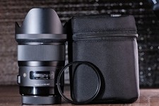 Sigma DG 35mm f/1.4 HSM Art Lens for Canon EF Mount - Case, Filter, Lens Hood