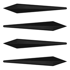 4PCS Car Door Edge Guard Protector, Universal Anti-Collision Strip for Black