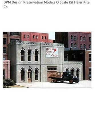 DPM O Scale #95100 Hier Kite Modular Building Kit. Ships Free, Made In USA. 