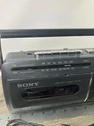 Sony CFM 140 Boombox Radio Cassette For Parts or Repair Only Read Cassette Issue