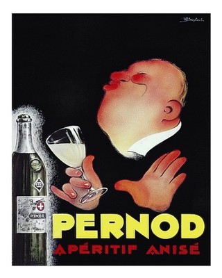 Vintage Pernod Wandkunst Retro Bar Dekor Bar Szene Wandkunst Heimdekor