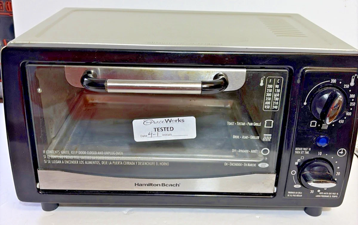 Hamilton Beach 31134 Toaster Oven Missing Wire Rack, Tested And Working
Opens in a new window or tab