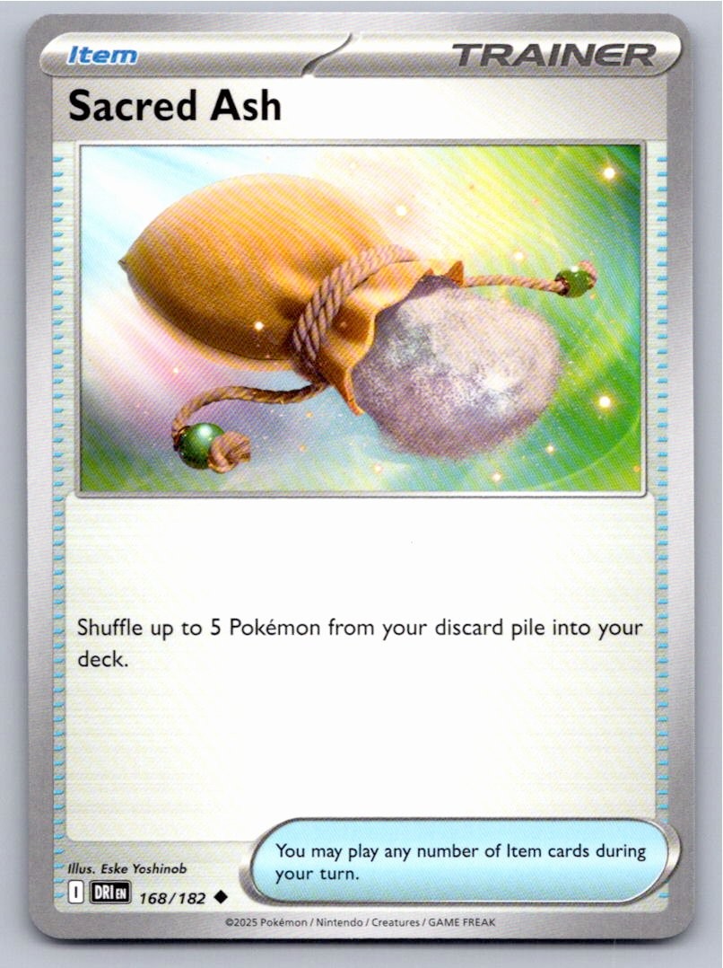 2025 POKEMON SACRED ASH DESTINED RIVALS 168/182 UNCOMMON NM A35163 FREE S&H