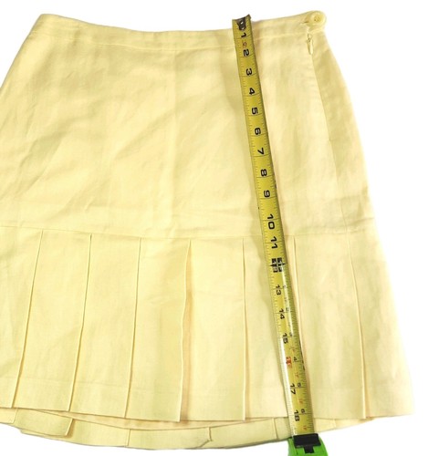 LOFT Women's Size 2 Butter Yellow Ruffle Pencil Skirt – New, Chic Career Style - Picture 2 of 12