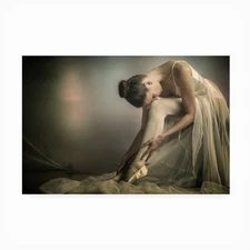 Outdoor Canvas Art – Federico Cella 'Preparation To Dance' for Patios & Gardens.