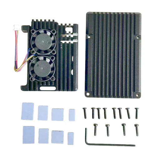 2X(Geeignet für  5. Generation AluminiumgehäUse  5 DoppellüFter-KüHlschutzb8256