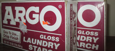 2x Argo Gloss Laundry Starch Easy to Use Crisp Finish 16 oz Discontinued.