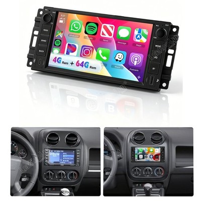 Android 15 Carplay Car Stereo Radio For JEEP Patriot 2009-2011 NAVI WIFI Type-C