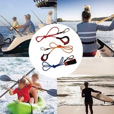 40inch Paddle Leash with Strong Hook for Kayaks and Outdoor Enthusiasts