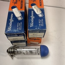 4 Westinghouse Blue Top Projection LAMP DEJ 750W 115-120V Lge Ring Base In Box