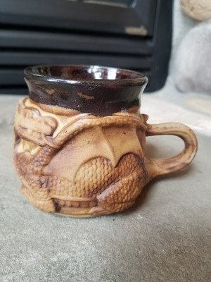 Dragon Coffee Mug Cup Game of Thrones House of Dragons 3D Art Pottery  Medieval | eBay