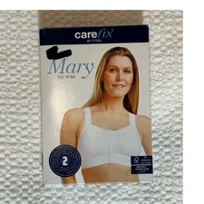 Post Op Surgical Bras Carefix by TyTex Mary 2XL White NIB