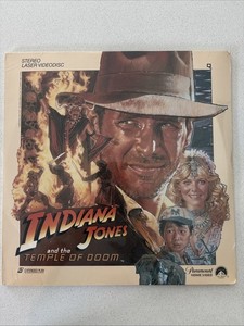 Indiana Jones and the Temple of Doom 1986 Laserdisc Extended Play SEALED
