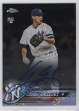 2018 Topps Chrome Rookie Auto Giovanny Gallegos #RA-GG Auto 2d9